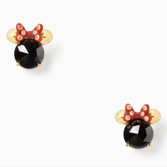 🔹️Kate Spade🔹️ Disney x Kate Spade New York Minnie Studs Earrings *NEW* - Picture 1 of 6